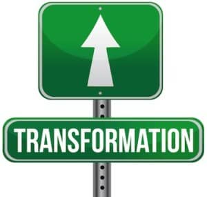 Transformation Road Sign